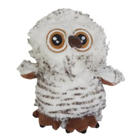 Steel Dog - Big Eyed Plush Owl