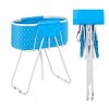 Portable Dog Bathtub, Elevated & Foldable Space-saving Pet Shower Station with Quick Drainage, Bathing Tub for Washing & Grooming Small and Medium Siz