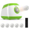 Automatic Dog Ball Launcher with 26-80 FT Distance, Automatic Ball Launcher for Medium and Large Dogs, Green