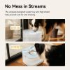 Cheerble Pumpless Dog Water Elfin Fountain, Wireless Pet Fountain Battery Operated, 4L/135 oz D1 Pro Automatic Water Dispenser for Dogs MagDrive™ Tech