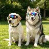 Adjustable Pet Dog Goggles Glasses Snow Windproof UV Protection Sunglasses Eye