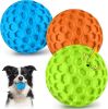 havit Indestructible Squeaky Dog Balls for Aggressive Chewers, Interactive Dog Toys to Keep Them Busy, Rubber Dog Chew Toy for Large Medium Breeds, Ou
