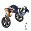 Dog Wheelchair for Back Legs, Lightweight 2 Wheels Pet Wheelchair, Height, Width & Length Adjustable, Dog Cart with Shock-Absorbing Wheels, for Injure