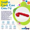 Candy Cane Nylon Dog Toy for Aggressive Chewers | USA Made | SodaPup