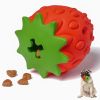 Dog Puzzle Toys Rubber Chew Food Dispensing Toy for Teeth Cleaning Dog Ball Toy Interactive Enrichment Toys for Puppy, Small, Medium, Large Breeds
