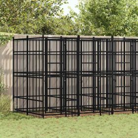 Outdoor Dog Kennel Steel 99.2 ft²