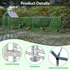 16x3FT Metal Chicken Coop Run Backyard Hen House Poultry Habitat Cage w/Cover