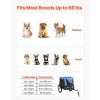 Dog Bike Trailer, Supports up to 66 lbs, Pet Cart Bicycle Carrier for Small & Medium Dogs, Easy Folding Frame with Quick Release Wheel, Universal Bicy