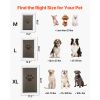 Pet Door, Medium, with Three Magnetic Flaps and Metal Frame, Strong and Weatherproof Dog Door for Interior and Exterior Doors, Easy to Install, Easy I