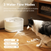 Cheerble Pumpless Dog Water Elfin Fountain, Wireless Pet Fountain Battery Operated, 4L/135 oz D1 Pro Automatic Water Dispenser for Dogs MagDrive™ Tech