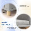 Dog Sofa Couch Bed with Washable Cushion for Large Dogs, Cats, Gray