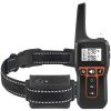3280FT Dog Training Collar IP67 Waterproof Pet Beep Vibration Electric Shock Collar 3 Channels Rechargeable Transmitter Receiver Trainer with Flashlig