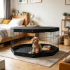 Dog House with Space-Saving for Outdoor