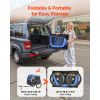Dog Bike Trailer, Supports up to 66 lbs, Pet Cart Bicycle Carrier for Small & Medium Dogs, Easy Folding Frame with Quick Release Wheel, Universal Bicy