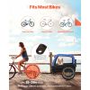 Dog Bike Trailer, Supports up to 66 lbs, Pet Cart Bicycle Carrier for Small & Medium Dogs, Easy Folding Frame with Quick Release Wheel, Universal Bicy