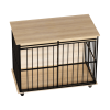 Dog crate furniture, large-sized dog crate suitable for medium to large dogs, wooden dog kennel furniture