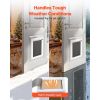 Pet Door, Medium, with Three Magnetic Flaps and Metal Frame, Strong and Weatherproof Dog Door for Interior and Exterior Doors, Easy to Install, Easy I