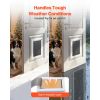 Pet Door, Large, with Three Magnetic Flaps and Metal Frame, Strong and Weatherproof Dog Door for Interior and Exterior Doors, Easy to Install, Easy In
