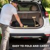 Folding Dog Ramp for Car, 61 Inches Portable Pet Ramp with Non Slip Frosted Surface, Raised Side Rails