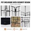 Dog Playpen, 8 Pcs 30"H x 24"W Panels Foldable Metal Pet Exercise Pen, Dog Fence Indoor and Outdoor Pen with Door, 600D Oxford Fabric Bottom Pad, Pet