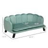 Dog sofa, pet bed, with four wooden legs, structurally stable