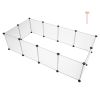 Pet Playpen, Portable Large Plastic Yard Fence Small Animals, Puppy Kennel Crate Fence Tent