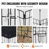 Dog Playpen, 8 Pcs 30"H x 24"W Panels Foldable Metal Pet Exercise Pen, Dog Fence Indoor and Outdoor Pen with Door, 600D Oxford Fabric Top Cover, Pet P