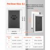 Pet Door, Large, with Three Magnetic Flaps and Metal Frame, Strong and Weatherproof Dog Door for Interior and Exterior Doors, Easy to Install, Easy In