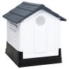 Dog House Grey 22.4x26.8x26.0" Polypropylene