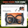Dog Bike Trailer, Supports up to 66 lbs, 2-in-1 Pet Stroller Cart Bicycle Carrier, Easy Folding Cart Frame with Quick Release Wheels, Universal Bicycl