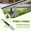 Dog Agility Equipment Wooden Seesaw White for Training and Exercise