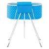 Portable Dog Bathtub, Elevated & Foldable Space-saving Pet Shower Station with Quick Drainage, Bathing Tub for Washing & Grooming Small and Medium Siz