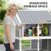 Outdoor dog house, wooden dog house