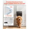 Pet Door, Medium, with Three Magnetic Flaps and Metal Frame, Strong and Weatherproof Dog Door for Interior and Exterior Doors, Easy to Install, Easy I