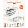 Dog Bathtub, Collapsible Dog Bath Tub, Pet Bathing Grooming Wash Shower Station, Portable Space-saving & Stable Support, Built-In Drainage Hole for Sm