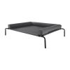 Elevated Dog Bed for Large Dogs, Portable Raised Dog Cot with Washable Pillow, Indoor & Outdoor Pet Cooling Raised Hammock Bed with Steel Metal Frame