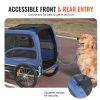 Dog Bike Trailer, Supports up to 100 lbs, Pet Cart Bicycle Carrier, Easy Folding Frame with Quick Release Wheels, Universal Bicycle Coupler, Reflector