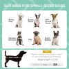Elevated Dog Bed with Removable Canopy, Outdoor Dog Cot with UV Protection Canopy Shade, 24 inch Pet Bed for Camping, Gray