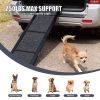 65 Inch X 17.2 Inch Folding Dog Car Ramp, Portable Non Slip Pet Ramp Supports Up to 250 LBS for Medium Large Dogs, Suitable for Truck SUV Indoor Outdo