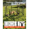 Dog Playpen 24 Inch 8 Panels Foldable Metal Exercise Pen Pet Fence, Indoor/Outdoor Heavy Duty Puppy Crate Kennel with Door for Dogs, Cats or Small Ani