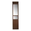 Dog Door for Sliding Glass Door, 75 7/8 to 80 11/16 in Adjustable Height, Aluminum Alloy Frame with Rotating Hinges, Lock Design, 13 5/8 x 23 5/8 in F