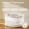 Cheerble Pumpless Dog Water Elfin Fountain, Wireless Pet Fountain Battery Operated, 4L/135 oz D1 Pro Automatic Water Dispenser for Dogs MagDrive™ Tech