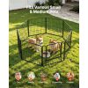 Dog Playpen 24 Inch 8 Panels Foldable Metal Exercise Pen Pet Fence, Indoor/Outdoor Heavy Duty Puppy Crate Kennel with Door for Dogs, Cats or Small Ani