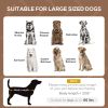 Elevated Portable Dog Cot Pet Bed with UV Protection Canopy Shade, 36 inch, Coffee