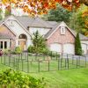 24 Panel Dog Playpen for Small and Medium Dogs with Lockable Door, or Indoor/Outdoor Use, DIY Shape Pet Playpen, 189" x 189" x 32"