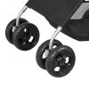 Pet Stroller, 35 lbs Weight Capacity, Foldable Dog Stroller Cart, 4 Wheels Cats Pram with Detachable Carrier & Mesh Windows, Portable Animal Carrier w