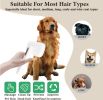 Dog Brush - Self Cleaning Dog and Cat Hair Brush, Efficient Shedding Grooming Tool for Long and Short Haired Dogs & Indoor Cats, Deshedding Comb (Gray