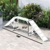 Dog agility equipment ramp, dog track, gray