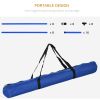 4 Piece Dog Agility Starter Kit, Adjustable Jump Bars, Carry Bag, Blue