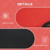 48" x 36" Elevated Portable Dog Cot Cooling Pet Bed with UV Protection Canopy Shade, Red